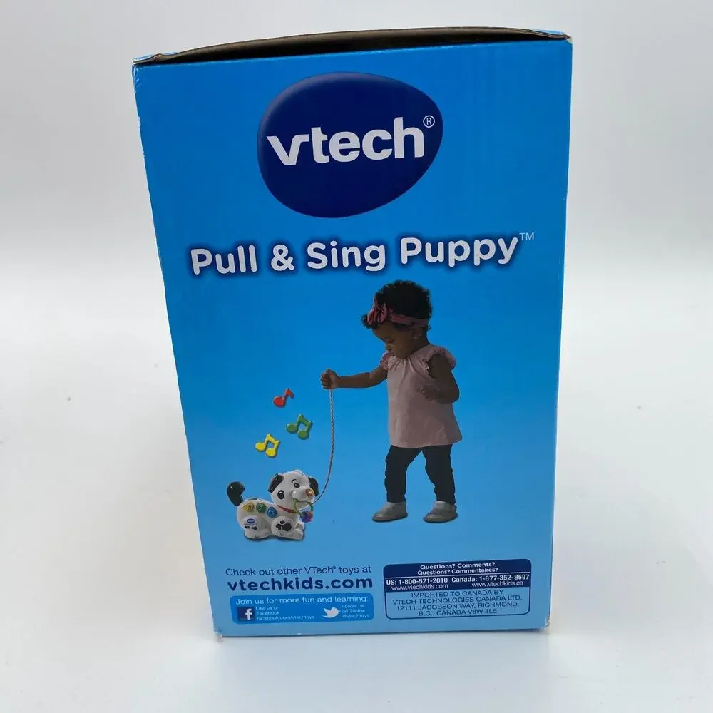 VTech Baby Pull and Sing Puppy Teaches 6-36 months New In Box